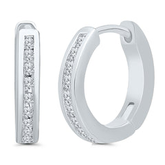 10kw Huggie Diamond Earrings .20cttw