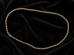 14KYG 22 IN 3MM FLAT CABLE CHAIN