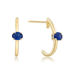 10KY BL SAPPH EARRINGS