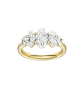 14K Yellow Gold Graduated 5-Stone Band