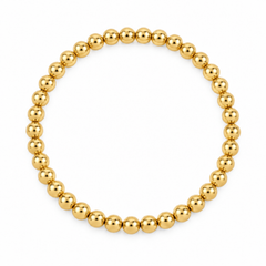 14kt Gold Filled Shine Bright Bead Bracelet - 5MM