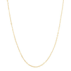 1.55mm heavy hollow flat rolo chain