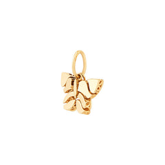 14KYG BUTTERFLY PENDANT