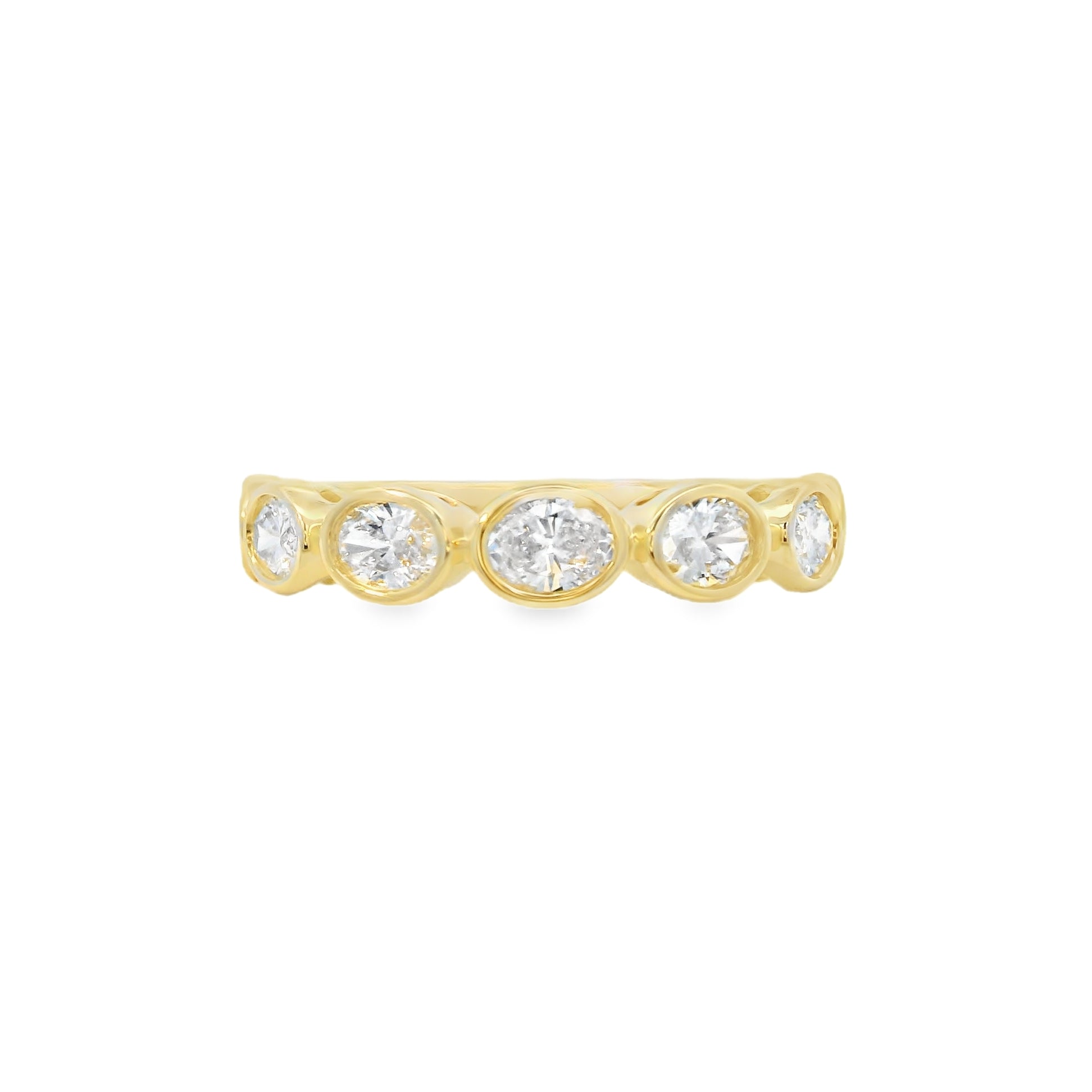 14ky Lab Oval Bezel Band
1.16cttw