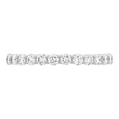 Shared Prong 3/4 Eternity Wedding Band