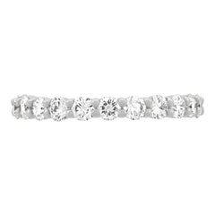 Shared Prong 3/4 Eternity Wedding Band