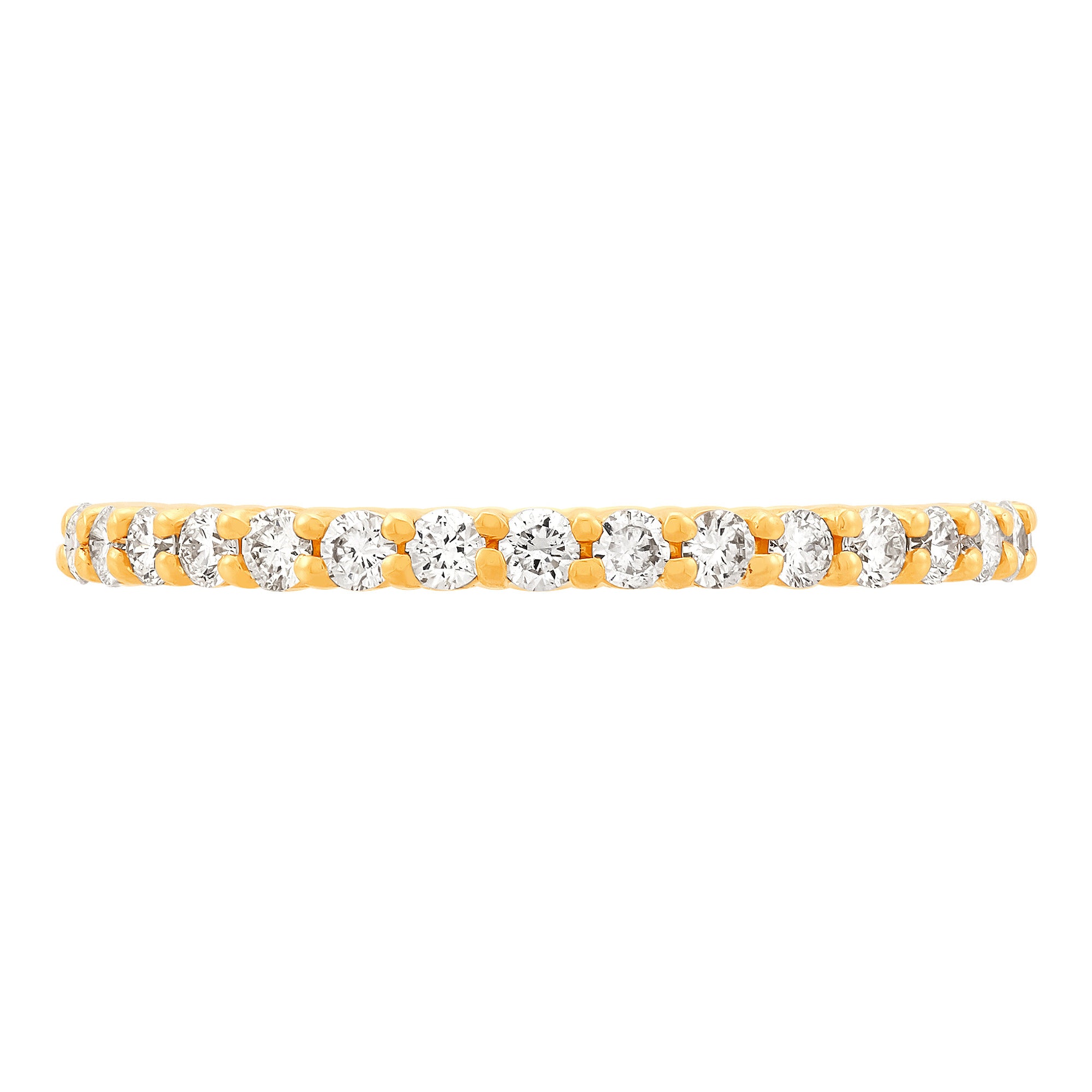 Shared Prong 3/4 Eternity Wedding Band