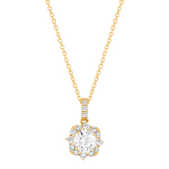 Lab Pendant Necklace