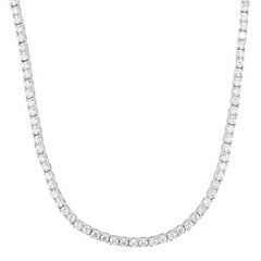 Lab Tennis Necklace