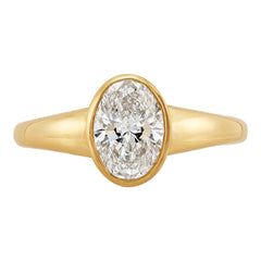 Bezel Engagement Ring