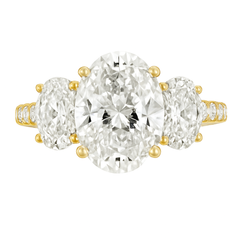 Three Stone Engagement Ring