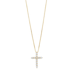 Lab Created Cross Pendant Necklace