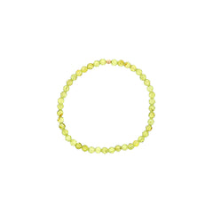 4mm Peridot Bracelet w/ GF Finishing Bead