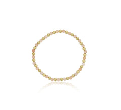 Shinebright - 7" Alternating 4Mm Gf Beads & Faceted Peach Moonstone