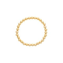 7" 6Mm Gf Beaded Bracelet