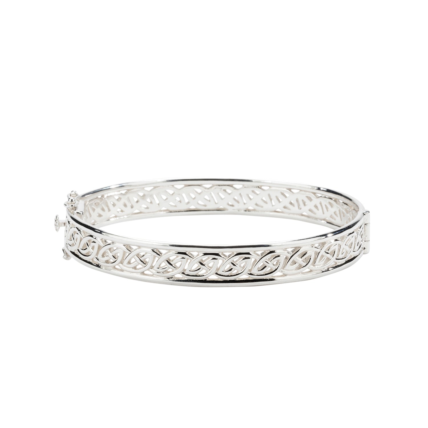 Sil Window to the Soul Hinged Bangle