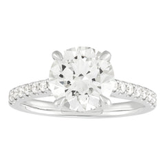 Hidden Halo Engagement Ring