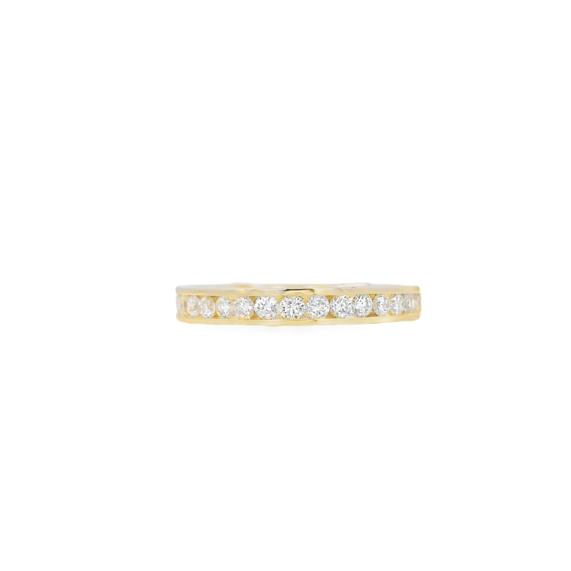 LG 14K YG DIA BAND .37 CTTW