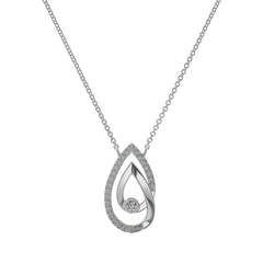 Sterling Silver and Diamond Pendant