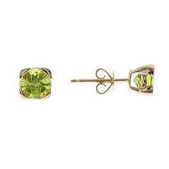 10kyg peridot studs