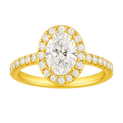 Halo Engagement Ring