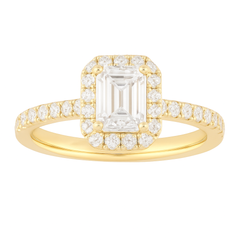 Halo Engagement Ring