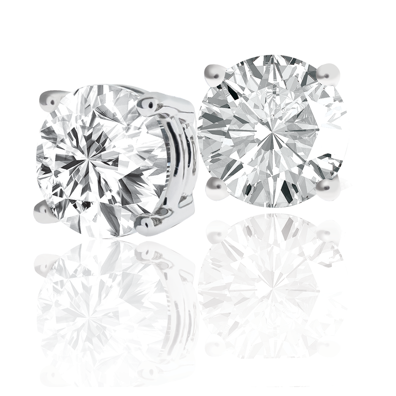 Phantom 105, 1CTTW Diamond Stud Earrings