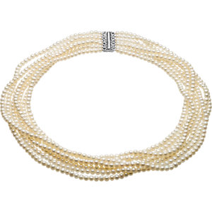 7 Strand Pearl Necklace