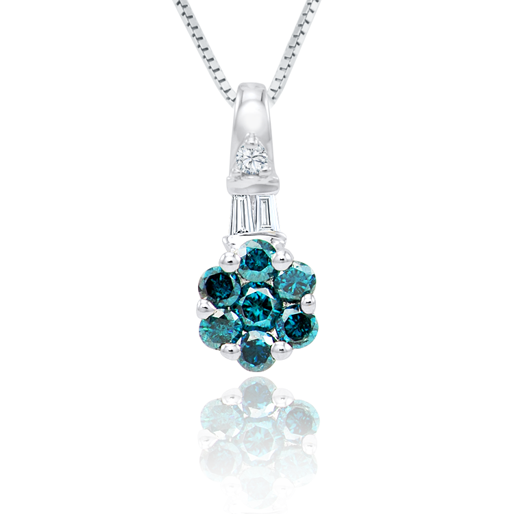 Blue Diamond Pendant