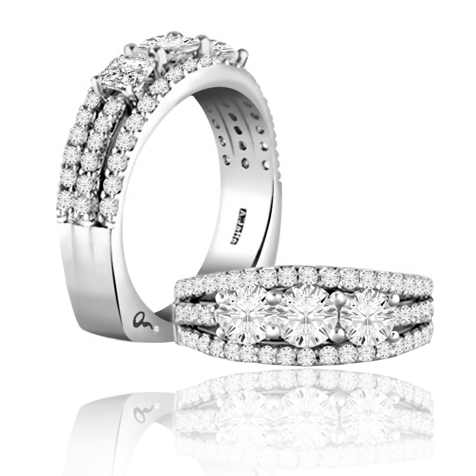 A Jaffe Diamond Anniversary Rings