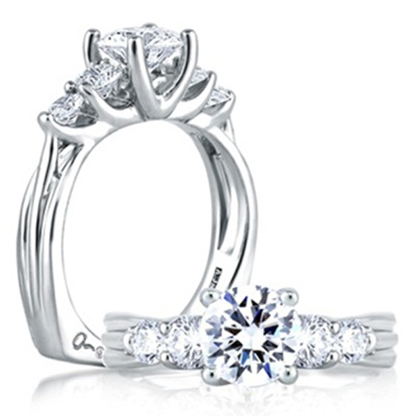 A. Jaffe Diamond Engagement Ring