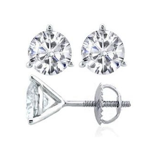 Martini Diamond Earrings 1 10 Ct Tw Princess Cut 14k White Gold Martini Diamond Earrings 1 10 Ct Tw Princess Cut 14k White Gold Amdsan Esr010am3m4w