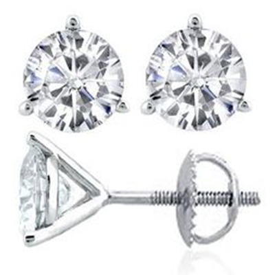 Martini Diamond Earrings 1 4 Ct Tw Round Cut 14k White Gold Amdsan Martini Diamond Earrings 1 4 Ct Tw Round Cut 14k White Gold Amdsan Esr025pr3m4w