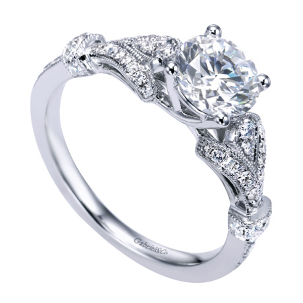 Gabriel and Co Diamond Engagement Rings