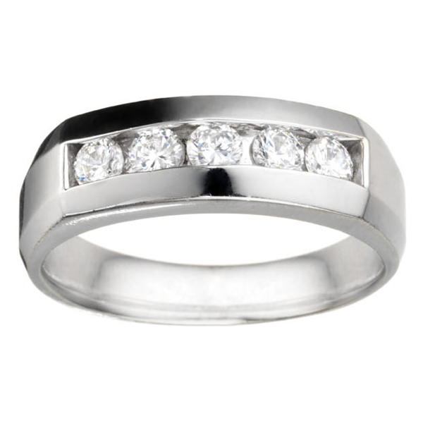 1/2CTTW Men's Diamond Wedding Band