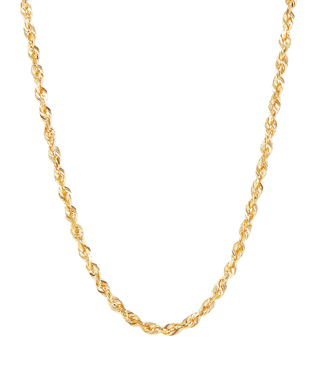 14Ky 18" Solid 1.60-1.65Mm Glitter Chain