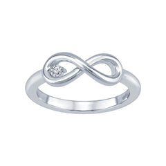 SS & LAB DIA RING D=.04CTTW