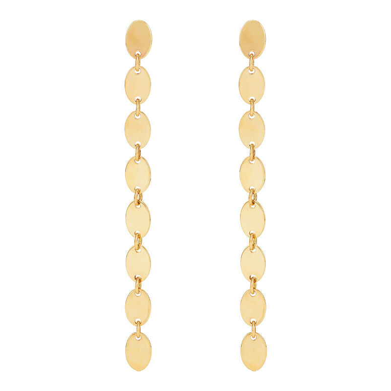 14KYG OVAL POL LNK EAR