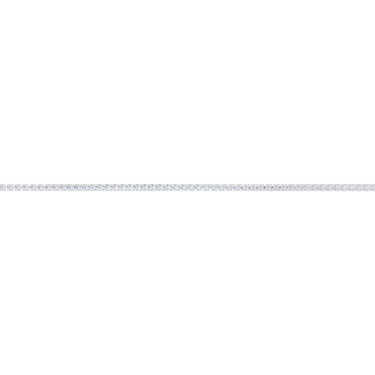 14K White Gold Tennis Bracelet