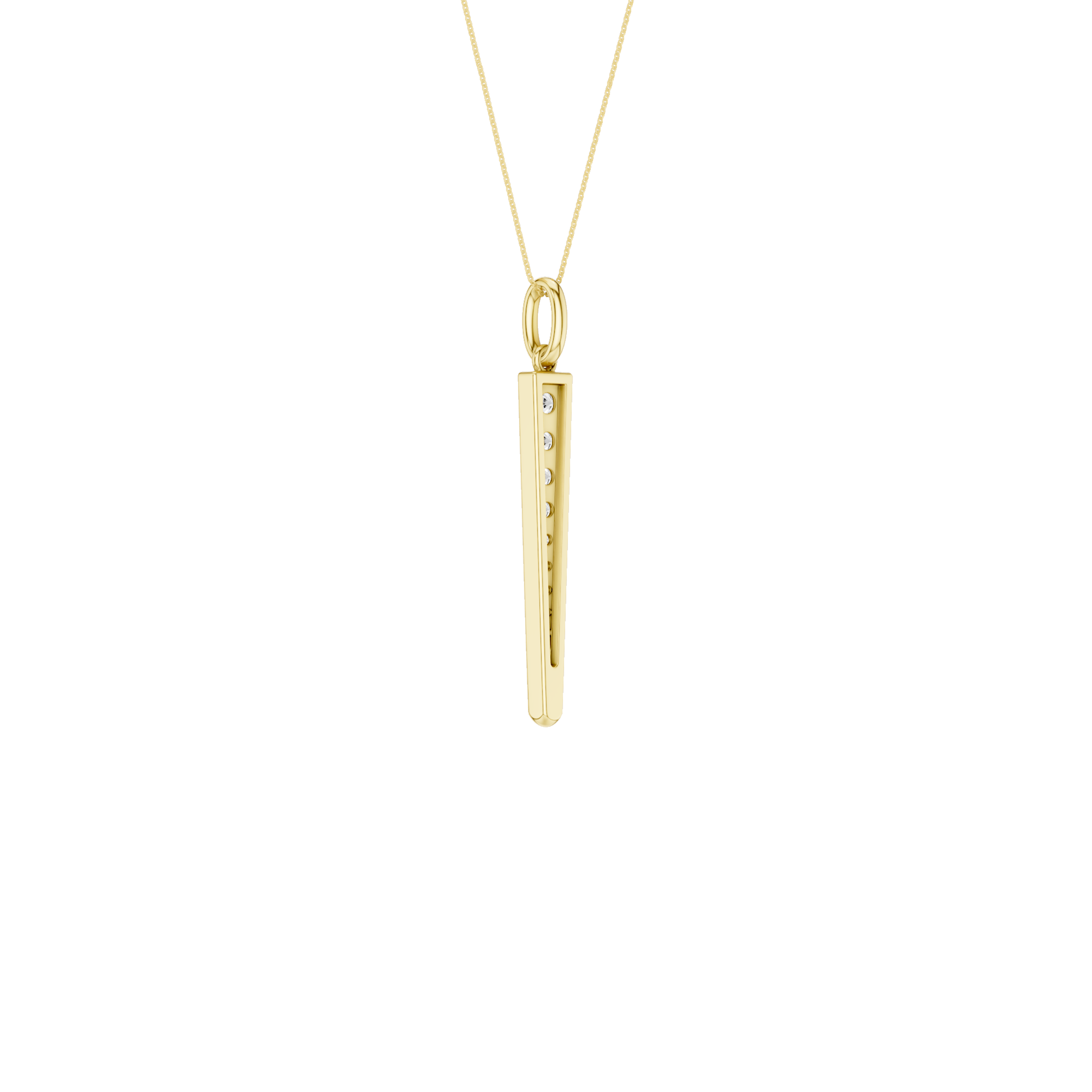 14K Yellow Gold Lavalier Pendant