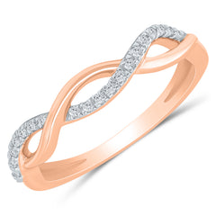 10kr Curved Ring .10cttw