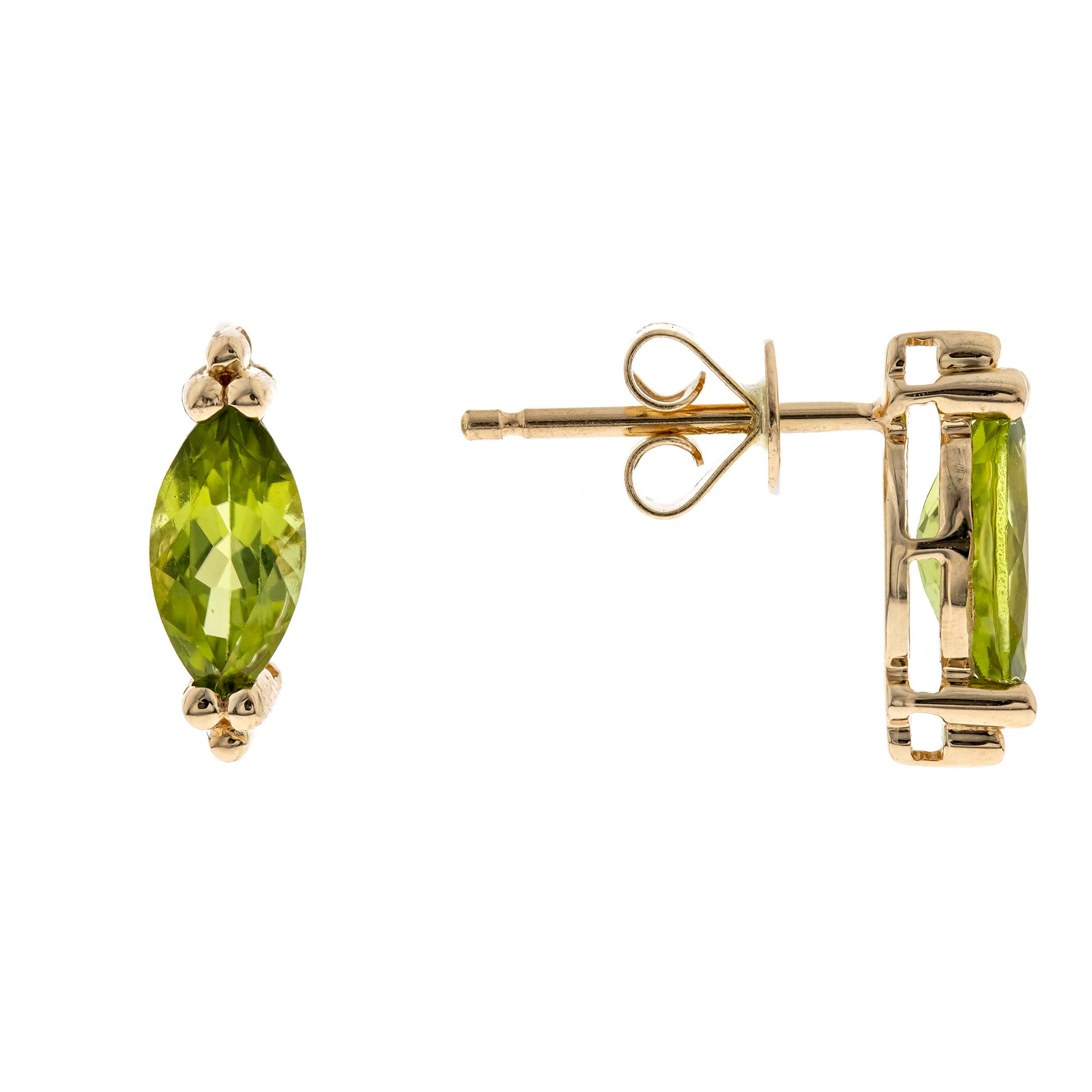10KY PERIDOT EARRINGS