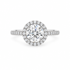 Platinum Lab Grown Diamond Engagement Ring