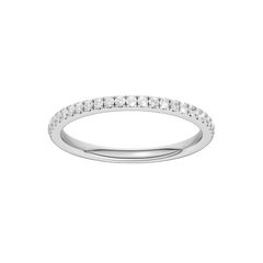 14K White Gold Engagement Ring