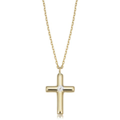 14KYG CROSS PEND