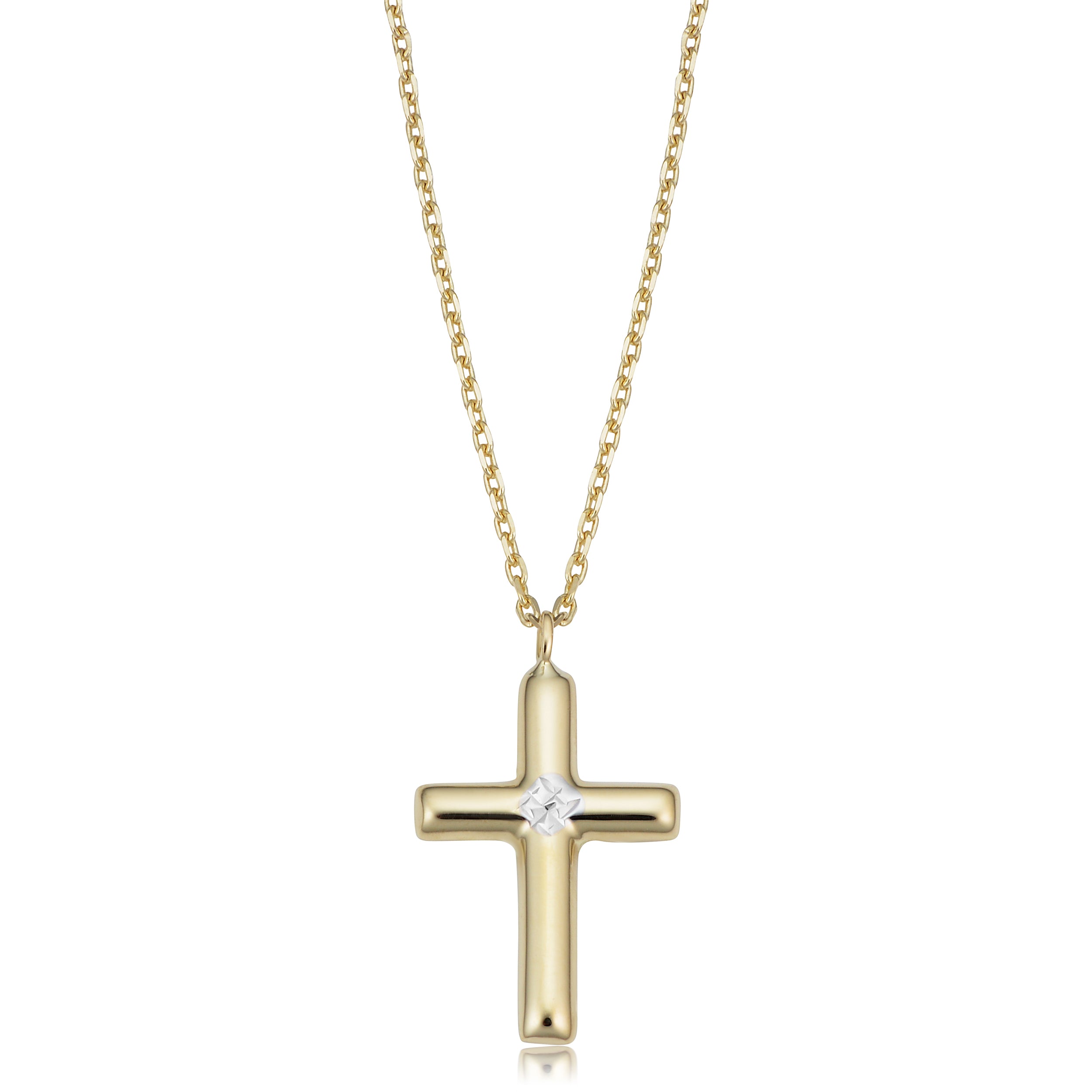 14KYG CROSS PEND