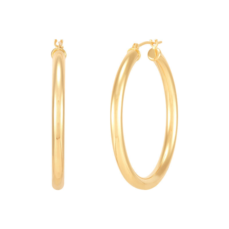 14KYG 3 X 35MM HOOP EARRINGS