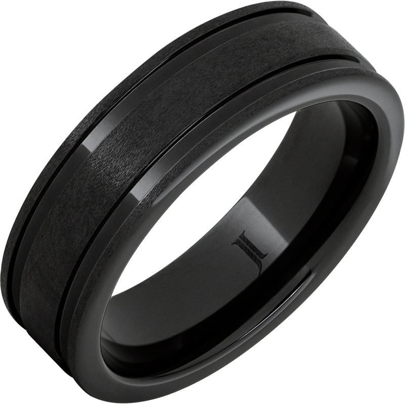 7MM BLACK CERAMIC RND EDGE FLAT SIZE 10