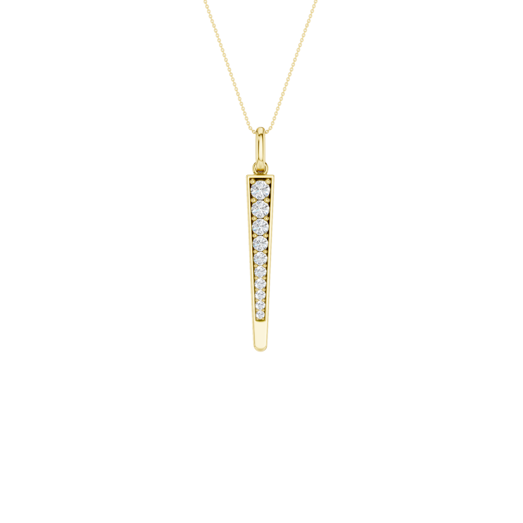 14K Yellow Gold Lavalier Pendant