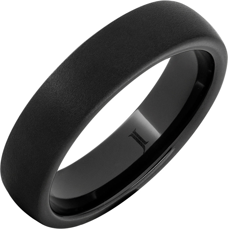 6MM BLACK CERAMIC DOME SANDBLAST SIZE 12